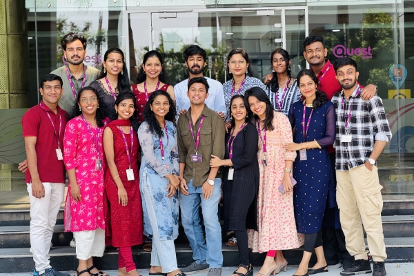 Gowri with Team