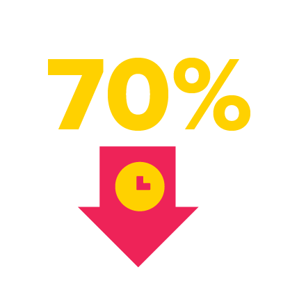 Reduced Seventy Percent